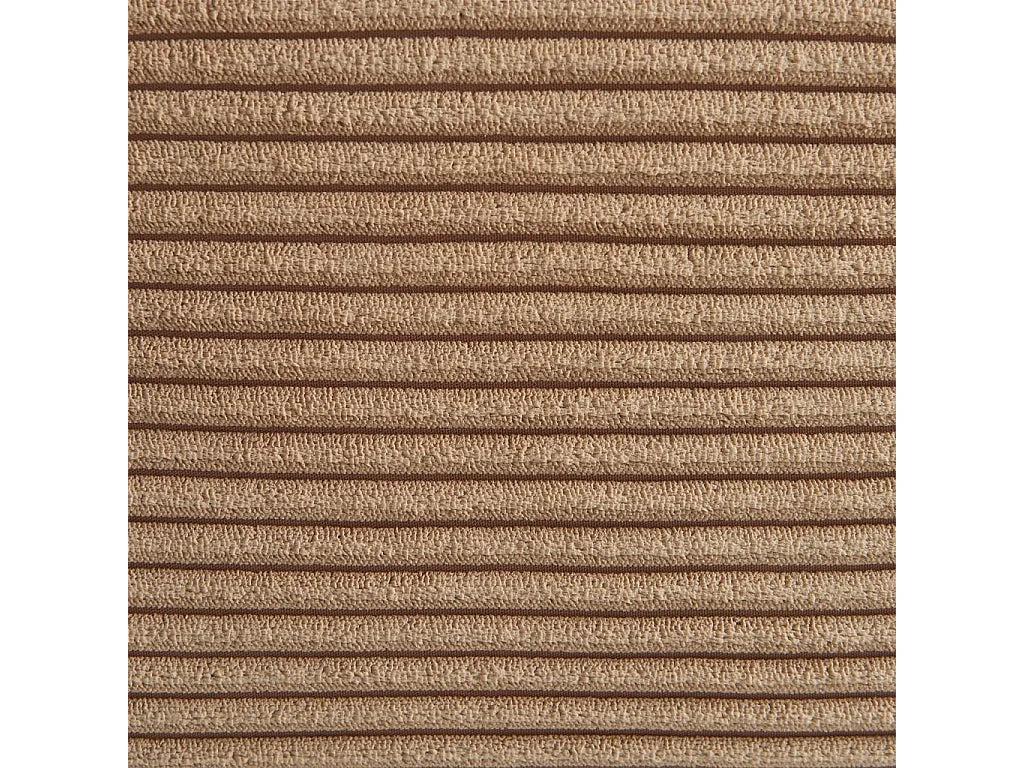 Canapé Compressé d'Angle Modulable 5 places Beige en Velours côtelé - Sokol