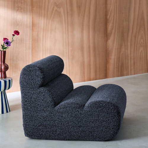 Chauffeuse Compressé Kaki modulable 1 place tissu effet alpaca - Nova
