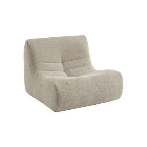 Chauffeuse Compressé Kaki modulable 3 place bouclette texturée - Sokol