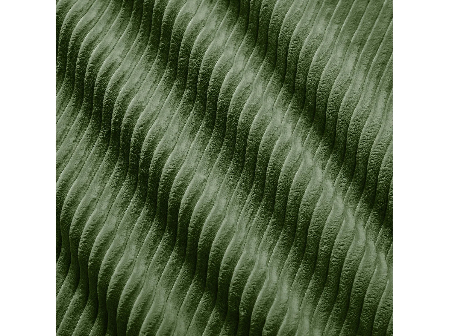 Canapé Compressé d'Angle 3 places Vert en Velours côtelé - LVHOM