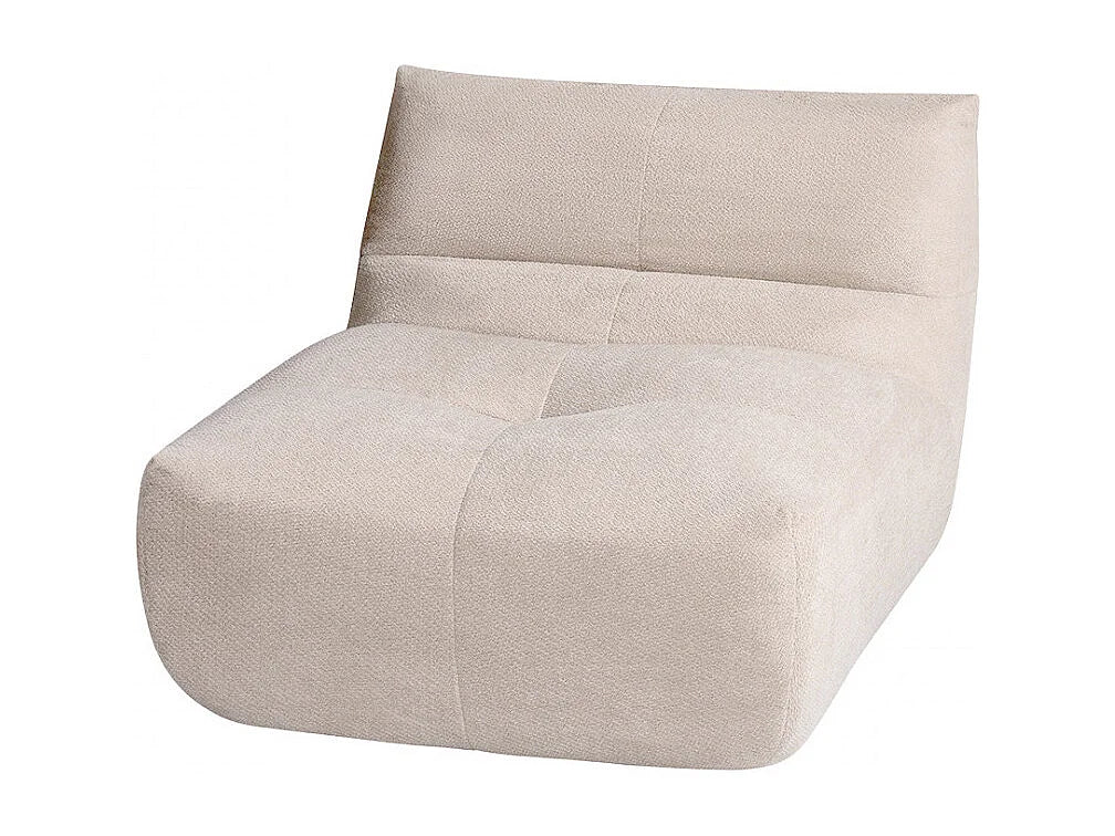 Chauffeuse Compressée Beige en Tissu - Alba