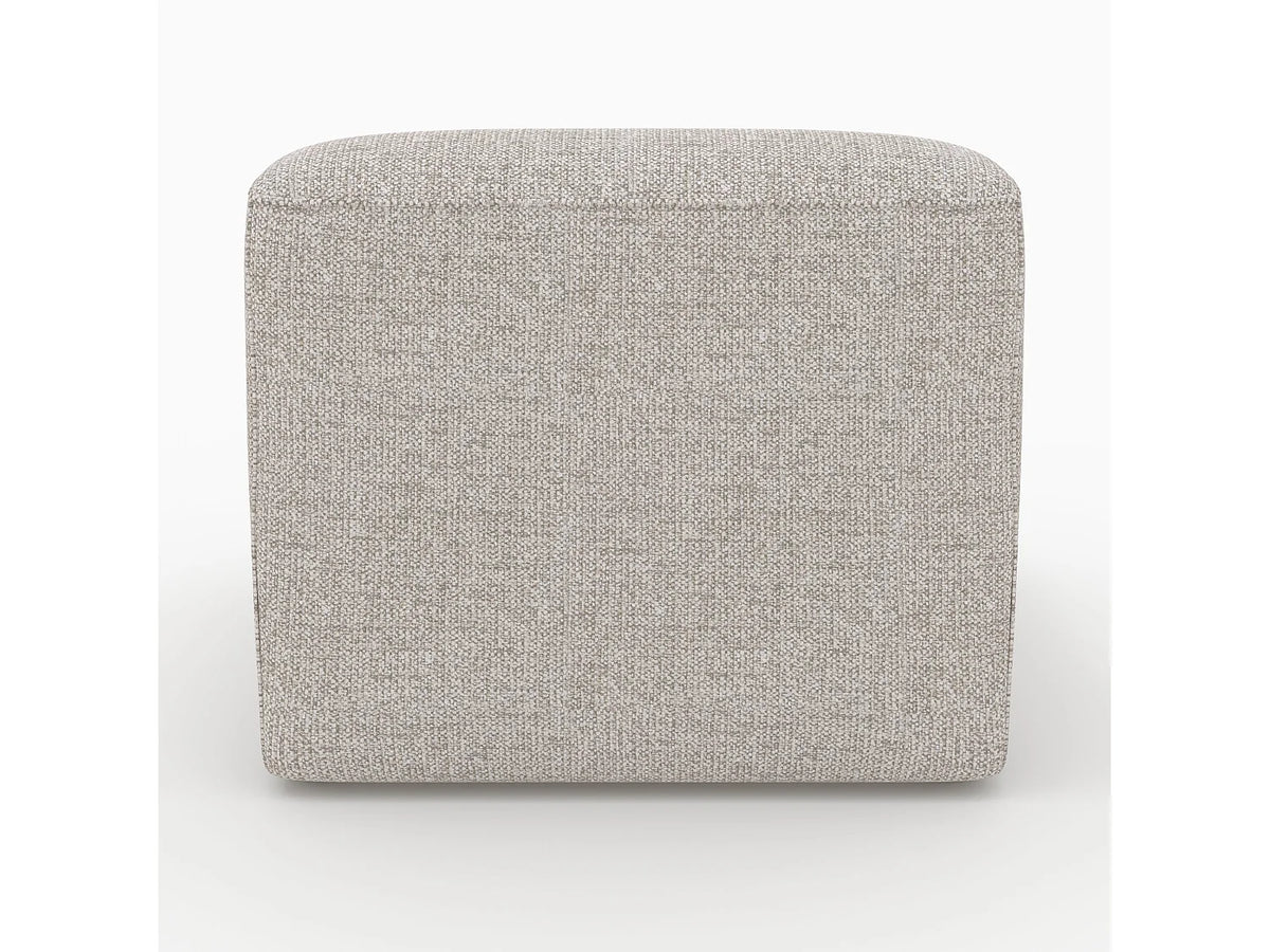 Chauffeuse Compressée Modulable 1 place Beige en Tissu - Hestia