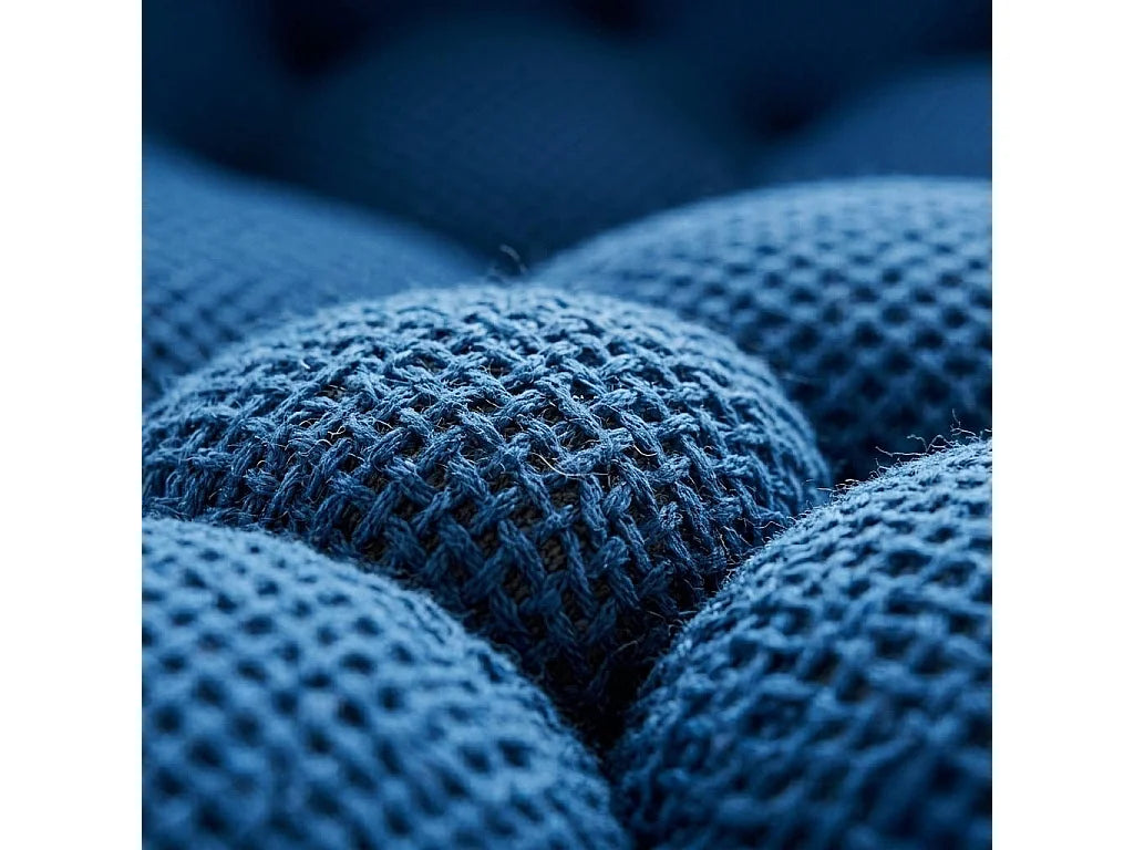 Canapé Compressé 2 places Bleu minuit en Tissu - Cocoon